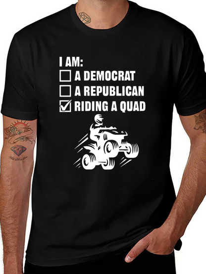 Riding a Quad T-Shirt - Funny ATV Rider Tee