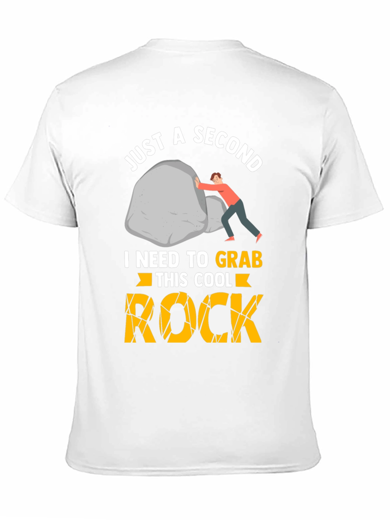 Just A Second Cool Rock Graphic Tee