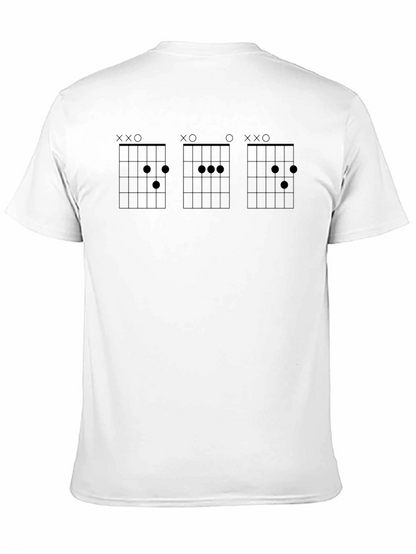 Guitar Chord Chart T-Shirt - Musicians Style
