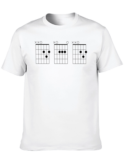 Guitar Chord Chart T-Shirt - Musicians Style