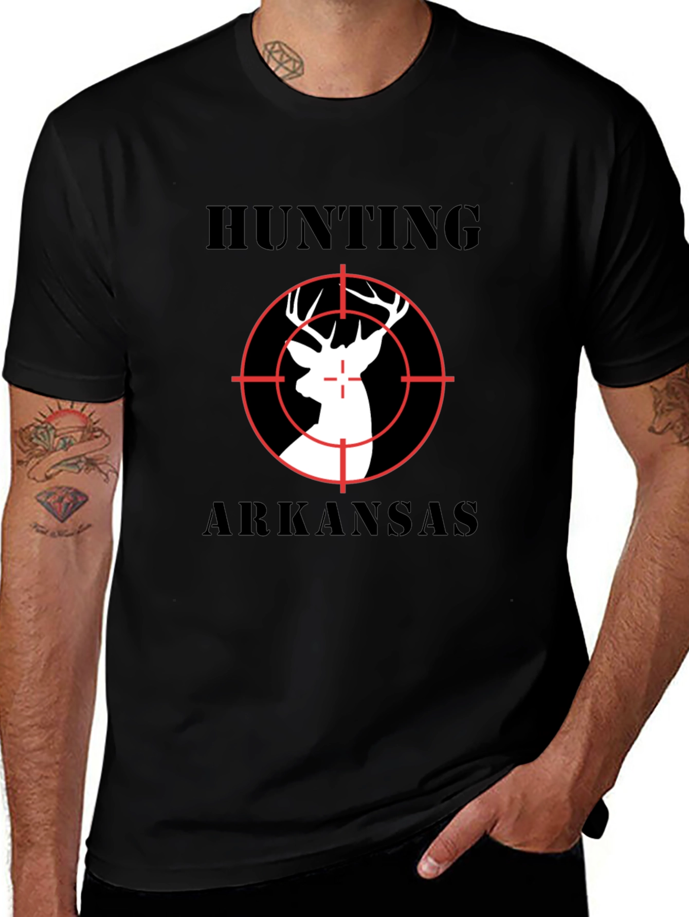 Hunting Arkansas Deer Target T-Shirt