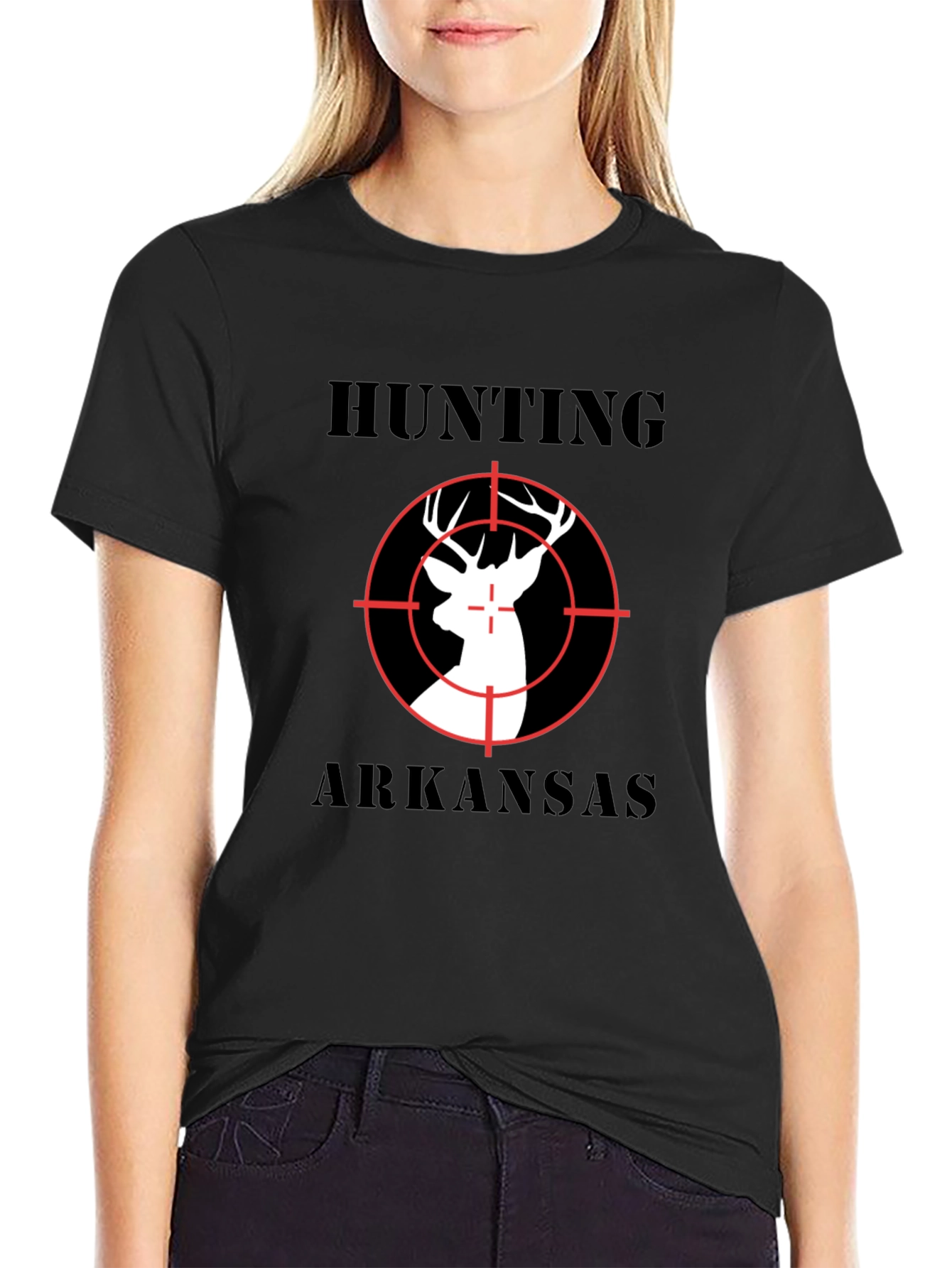 Hunting Arkansas Deer Target T-Shirt