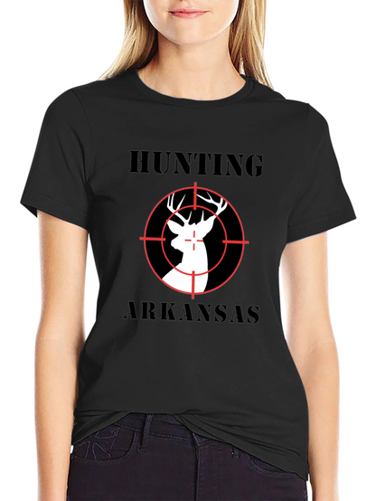 Hunting Arkansas Deer Target T-Shirt