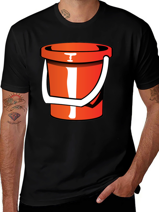 Bucket Graphic T-Shirt - Novelty Tee