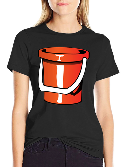 Bucket Graphic T-Shirt - Novelty Tee