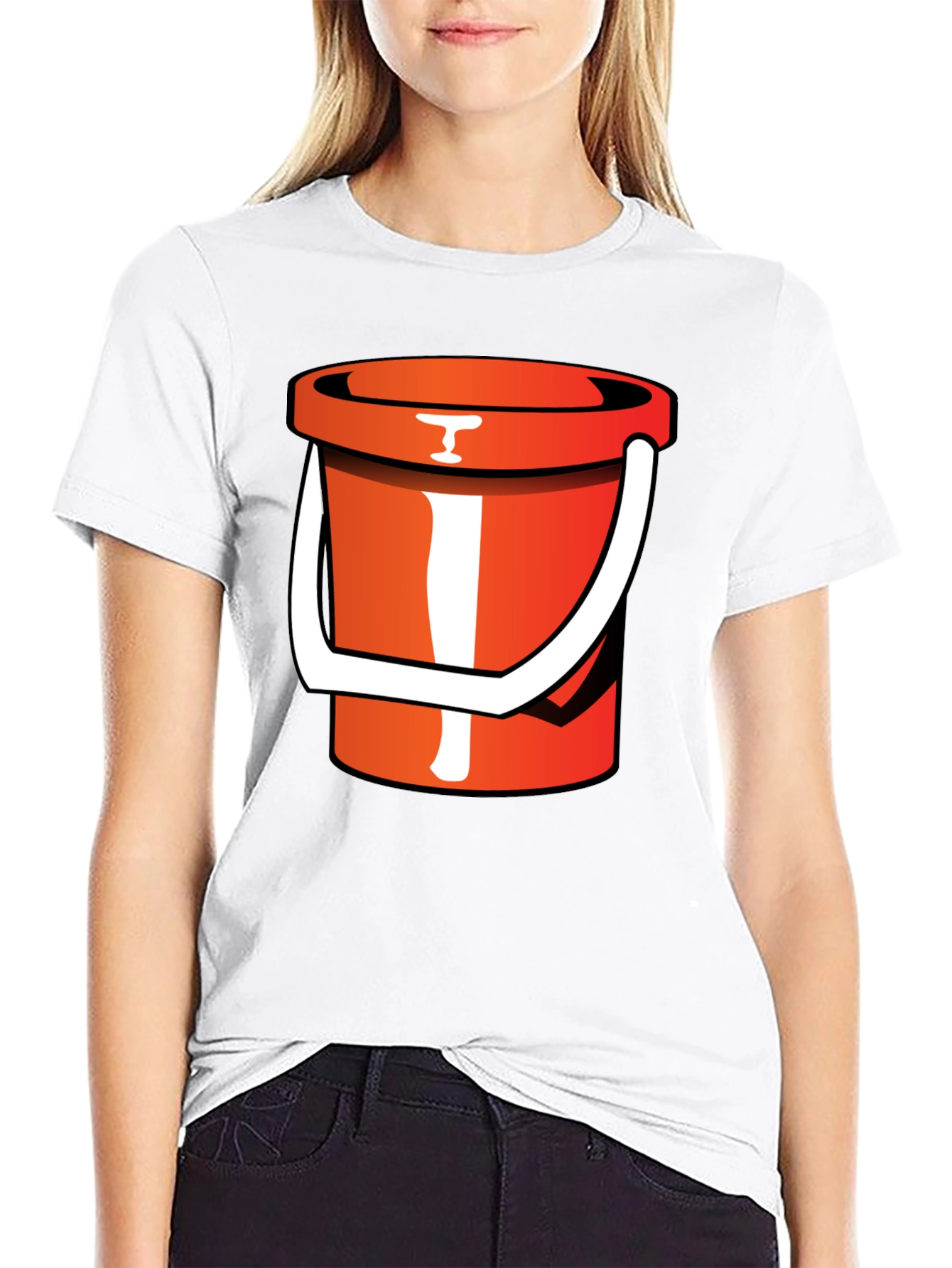 Bucket Graphic T-Shirt - Novelty Tee
