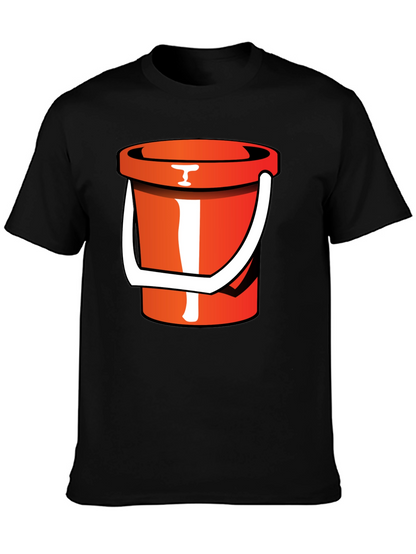 Bucket Graphic T-Shirt - Novelty Tee
