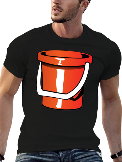 Bucket Graphic T-Shirt - Novelty Tee