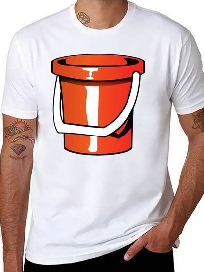 Bucket Graphic T-Shirt - Novelty Tee