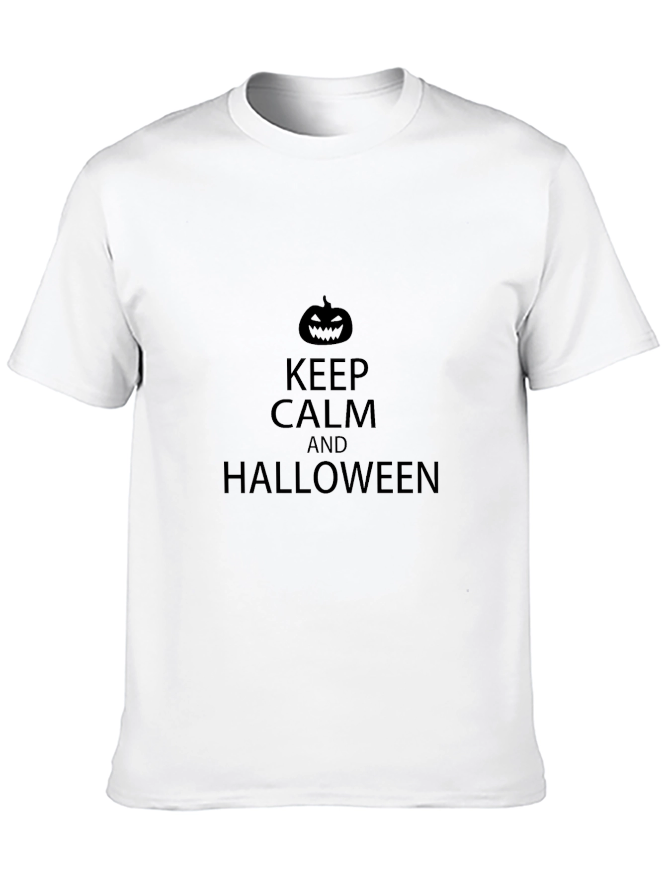 Keep Calm & Halloween T-Shirt Black Spooky Season Tee