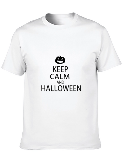 Keep Calm & Halloween T-Shirt Black Spooky Season Tee