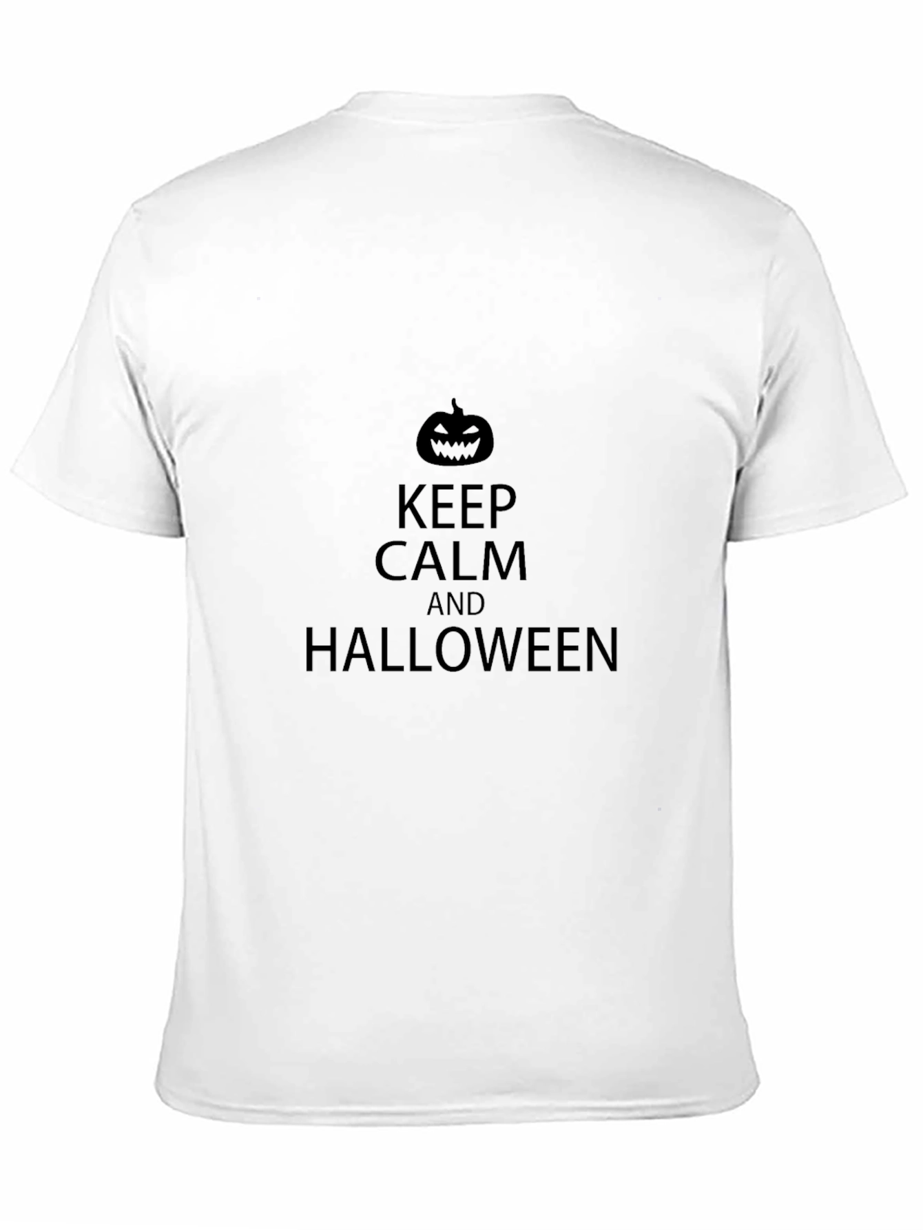 Keep Calm & Halloween T-Shirt Black Spooky Season Tee