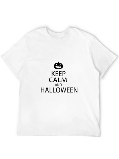 Keep Calm & Halloween T-Shirt Black Spooky Season Tee