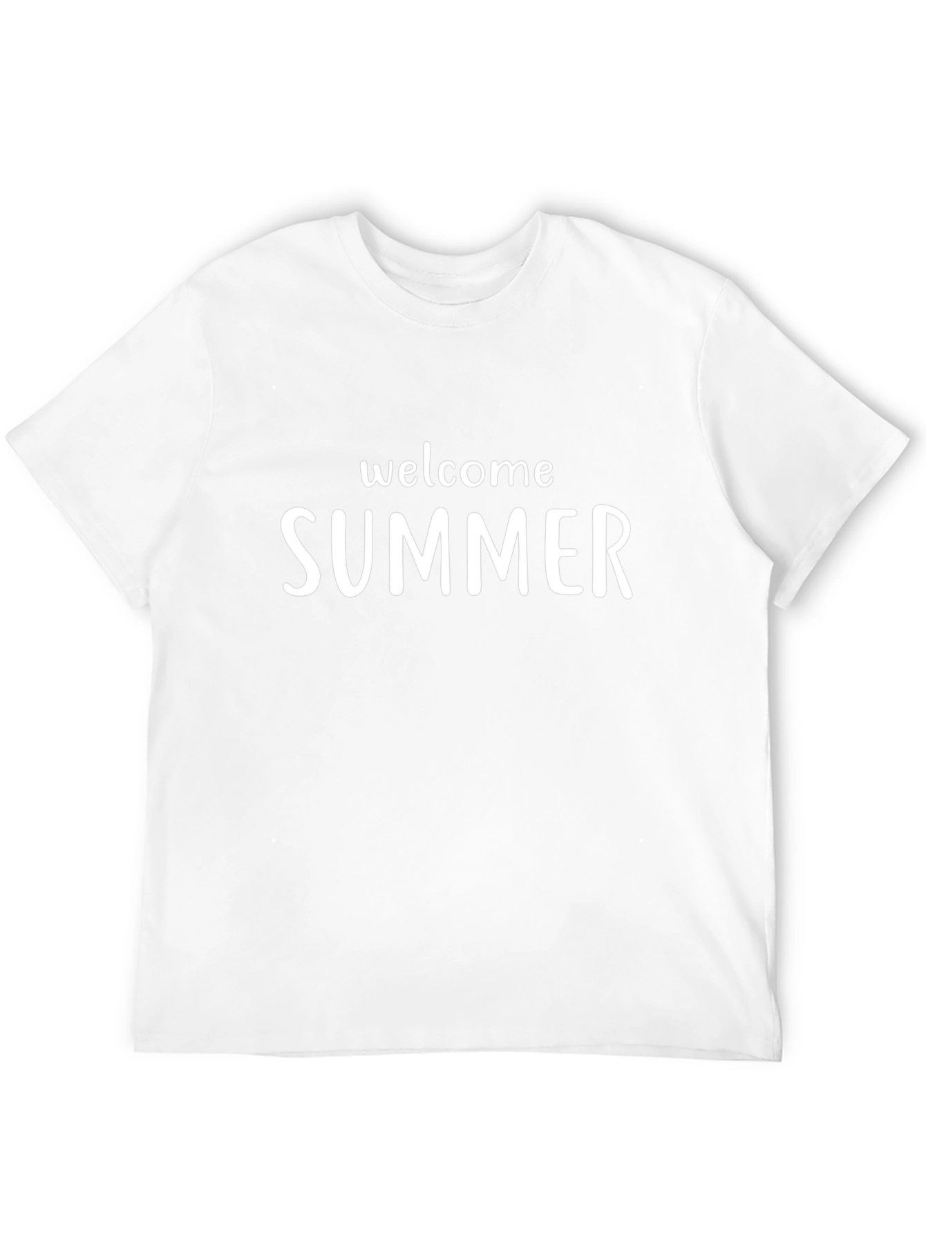 Welcome Summer Graphic T-Shirt - Black