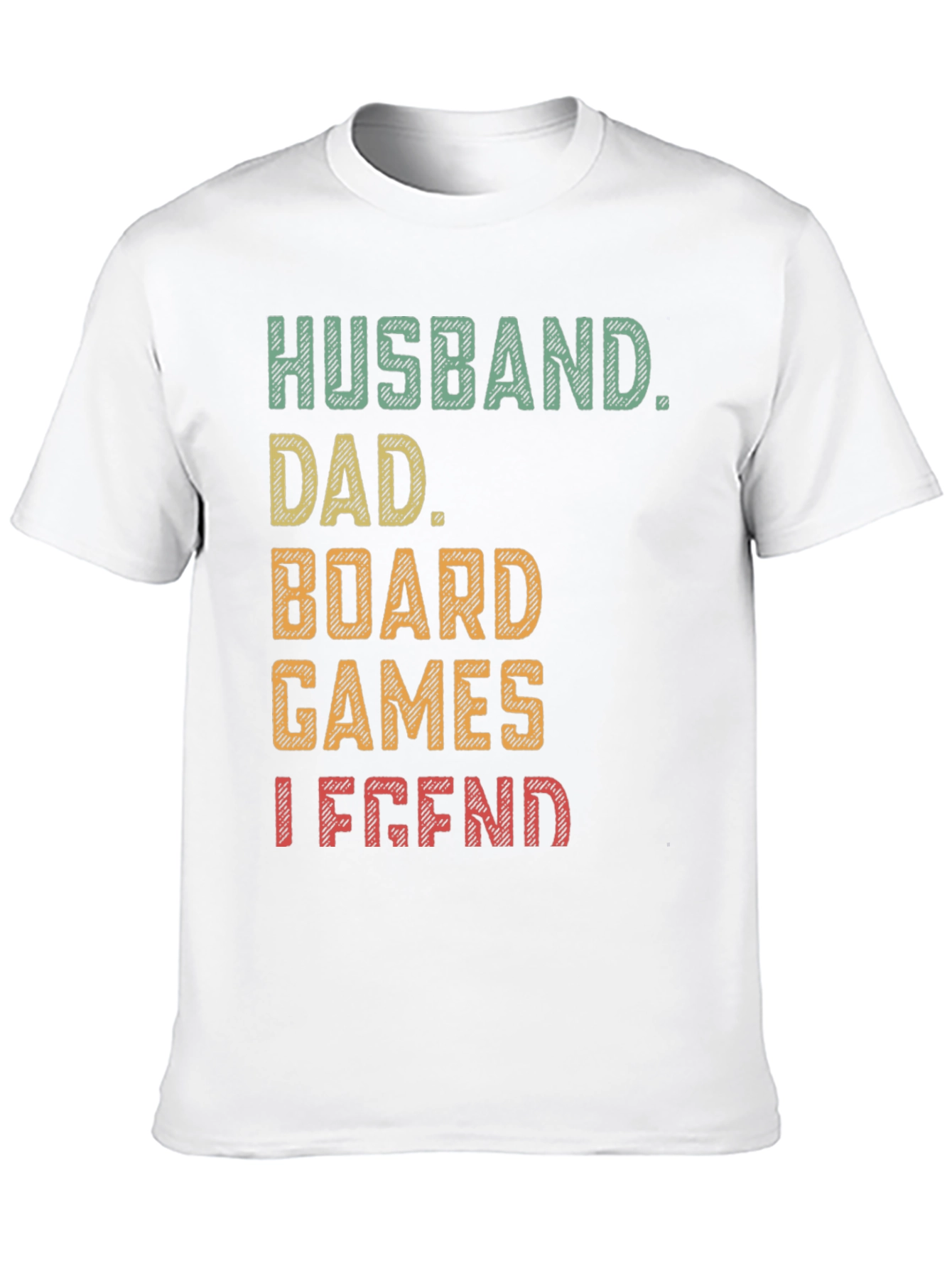Husband Dad Board Games Legend Graphic Tee
