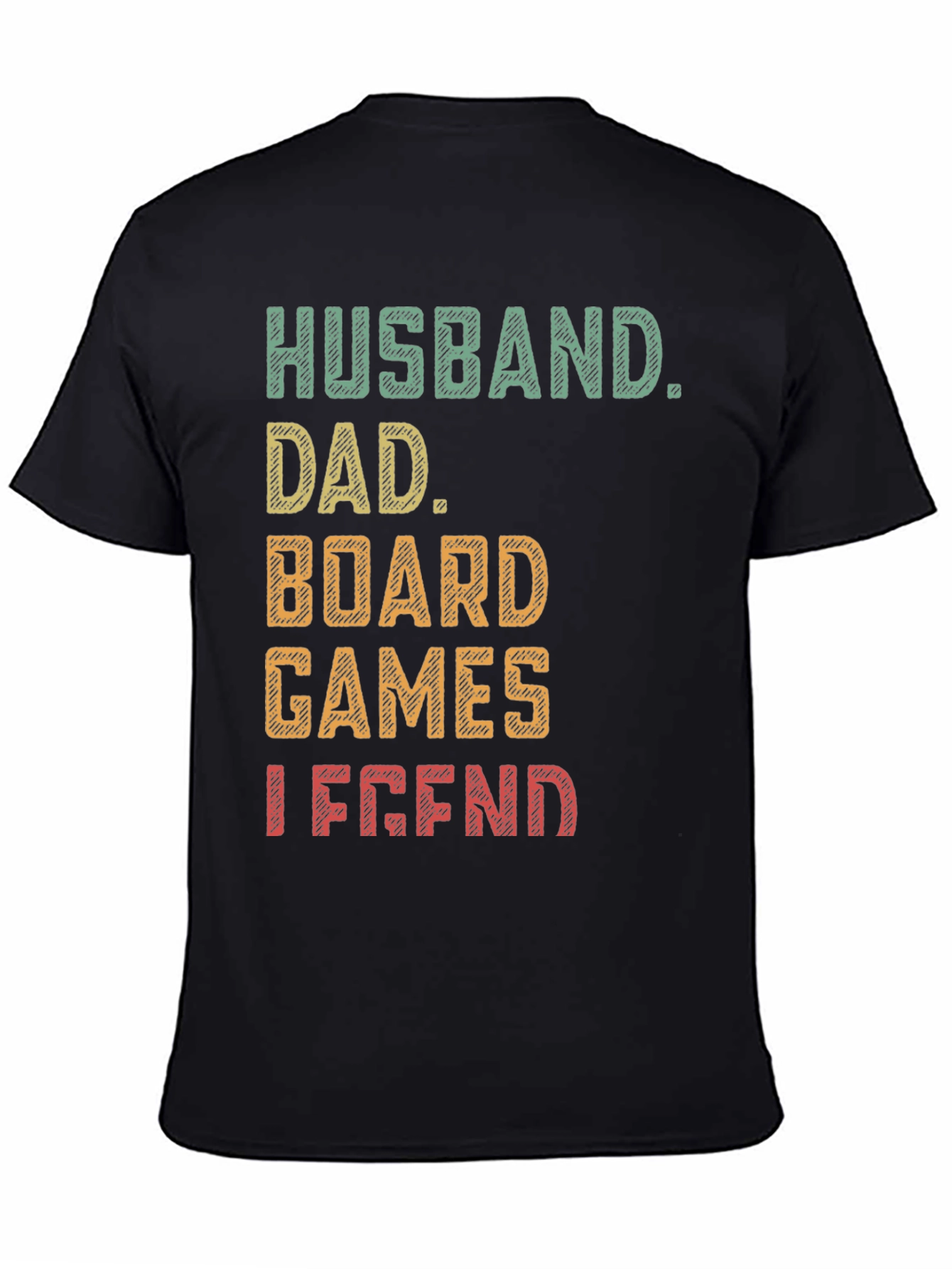Husband Dad Board Games Legend Graphic Tee