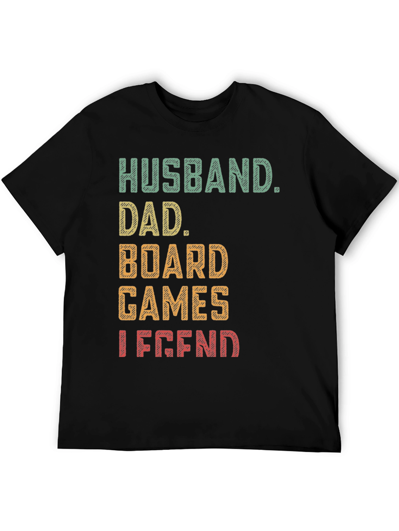 Husband Dad Board Games Legend Graphic Tee