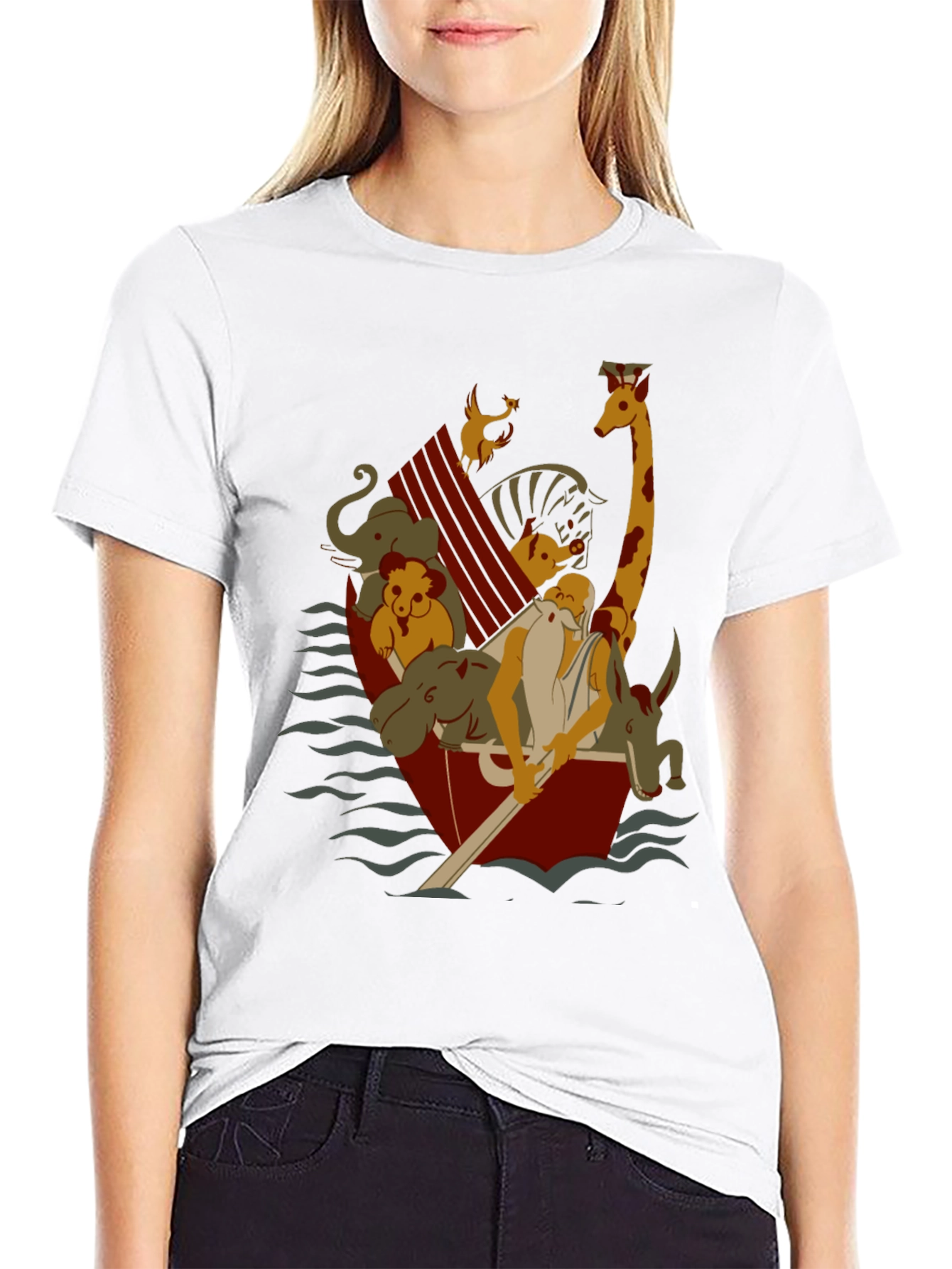 Noahs Ark Graphic T-Shirt - Animal Rescue Tee