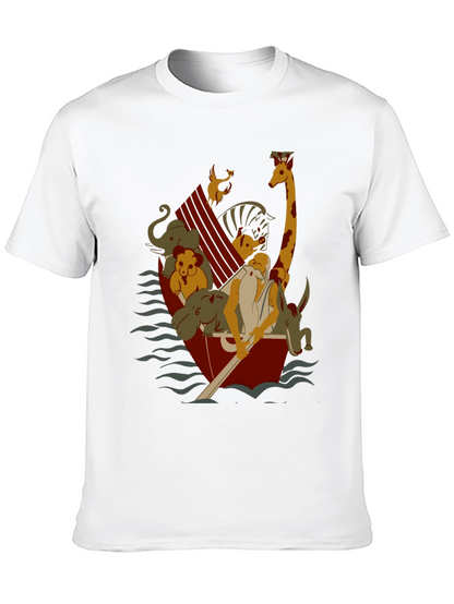 Noahs Ark Graphic T-Shirt - Animal Rescue Tee