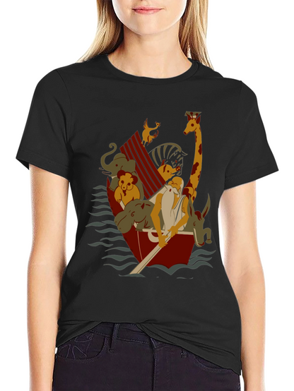 Noahs Ark Graphic T-Shirt - Animal Rescue Tee