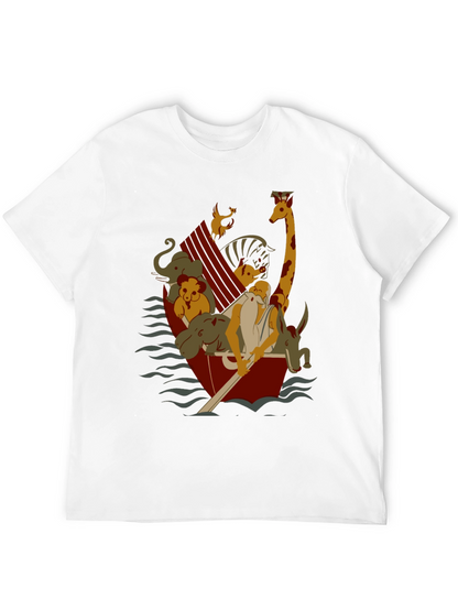 Noahs Ark Graphic T-Shirt - Animal Rescue Tee