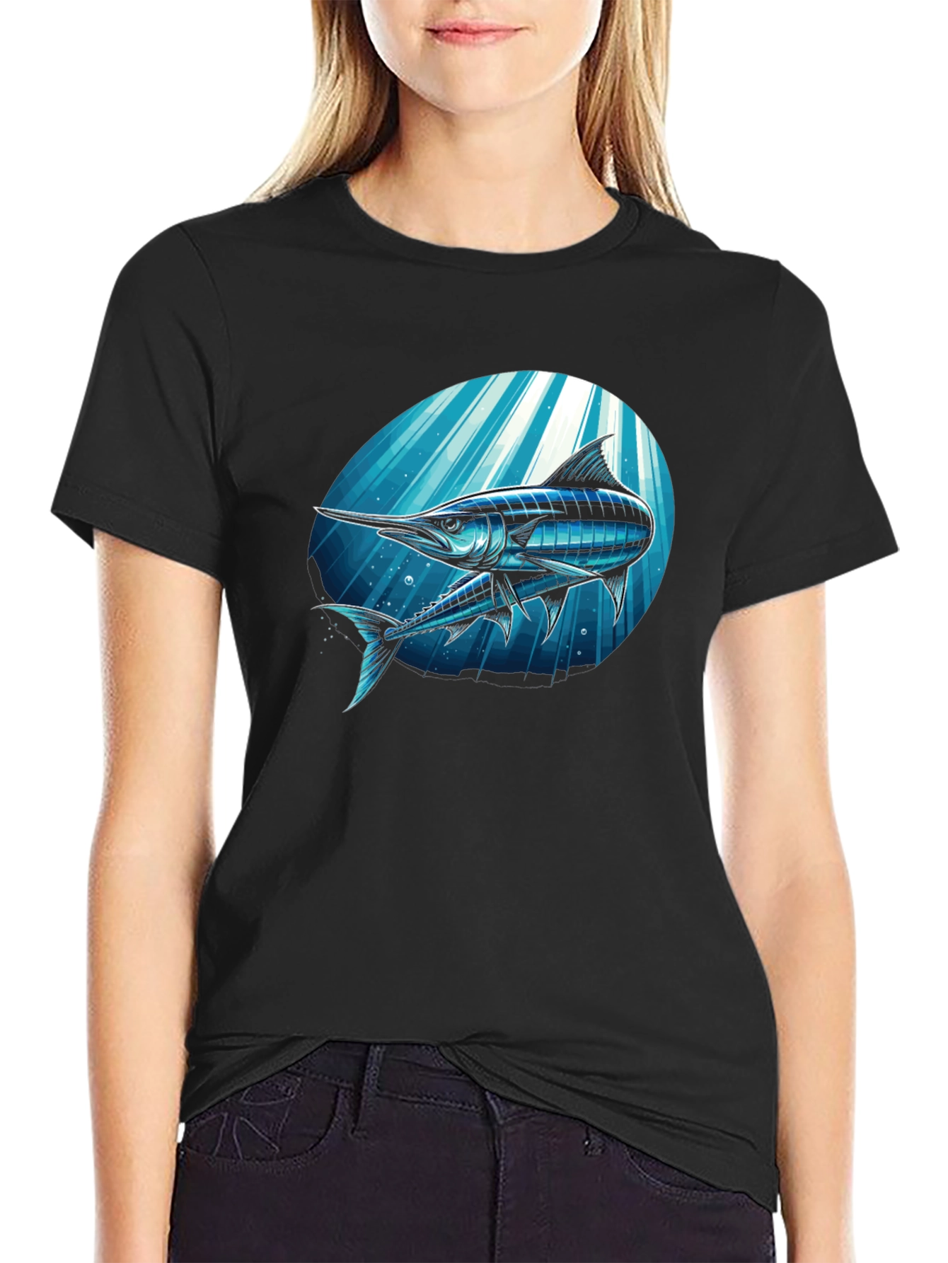 Blue Marlin Graphic Tee - Anglers Style