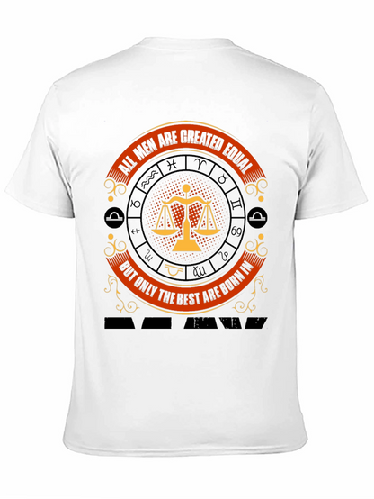 Libra Zodiac T-Shirt: All Men Are Created Equal