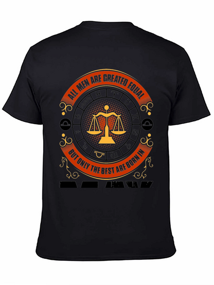 Libra Zodiac T-Shirt: All Men Are Created Equal