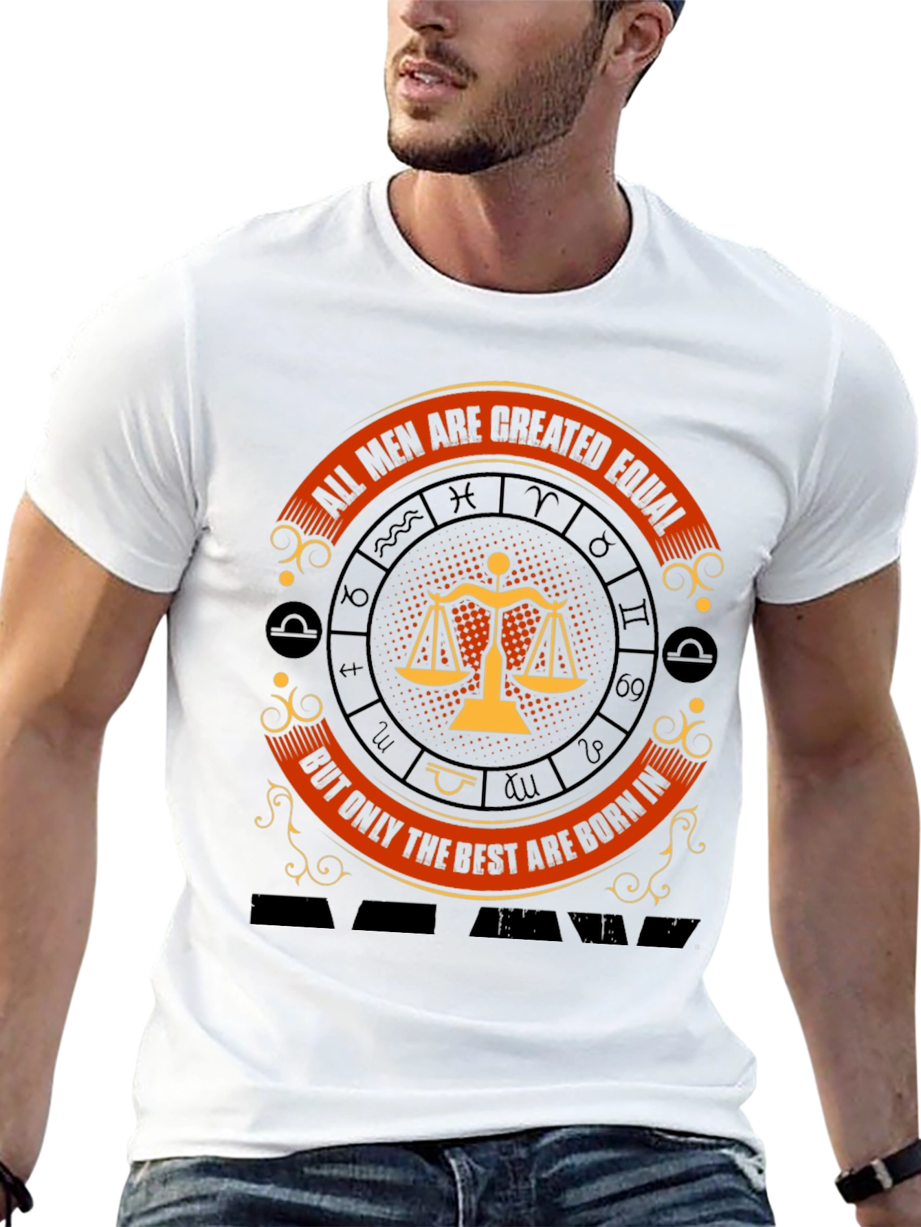 Libra Zodiac T-Shirt: All Men Are Created Equal