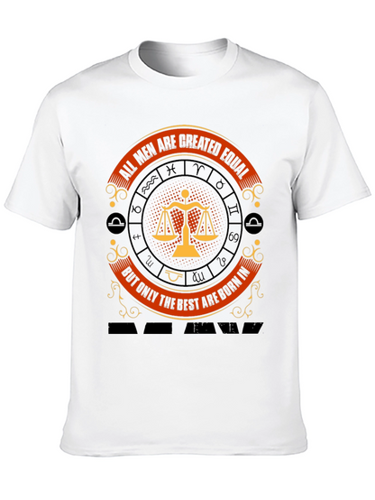 Libra Zodiac T-Shirt: All Men Are Created Equal
