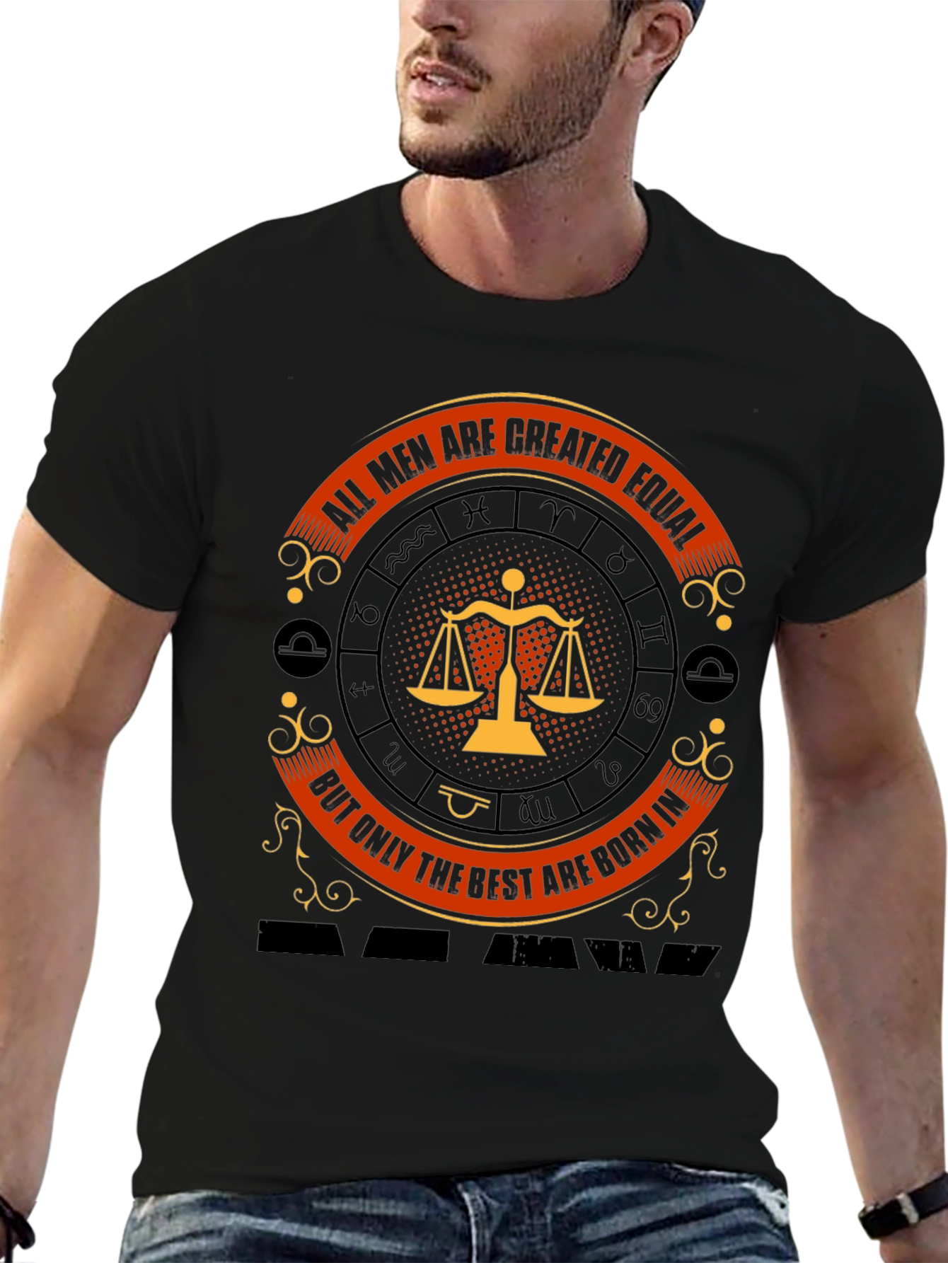 Libra Zodiac T-Shirt: All Men Are Created Equal