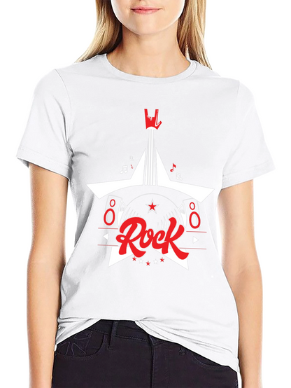 Rock Music Graphic Tee - Black