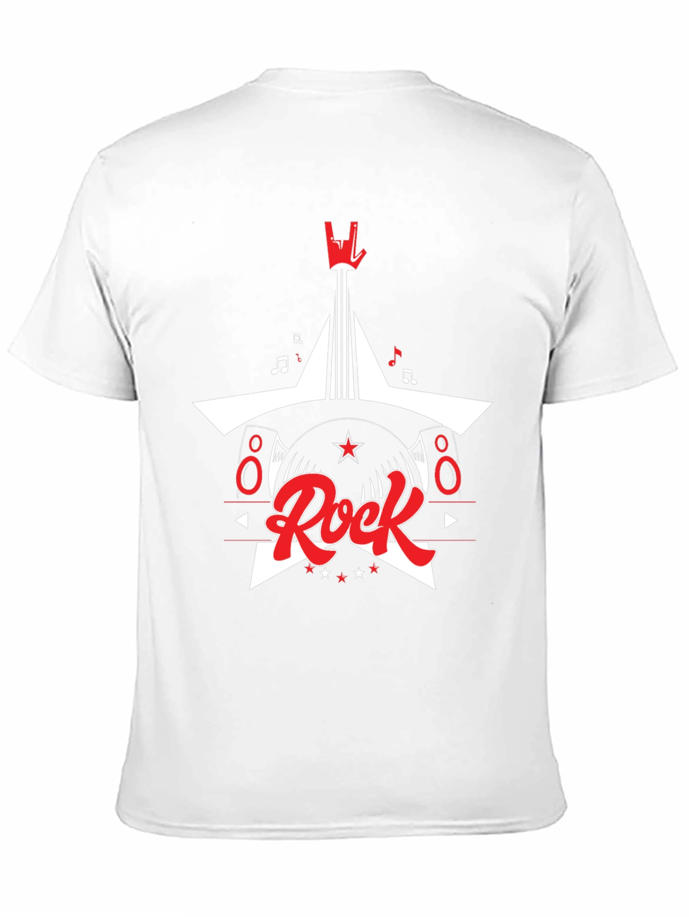 Rock Music Graphic Tee - Black