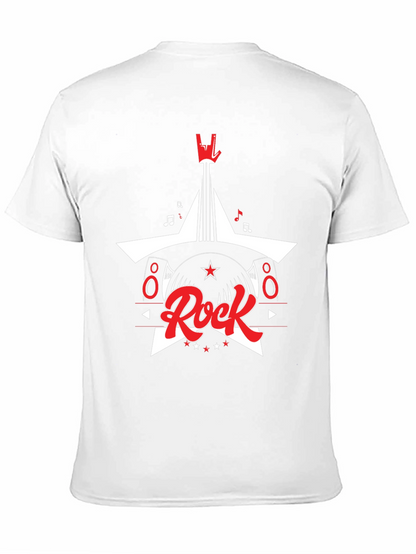 Rock Music Graphic Tee - Black