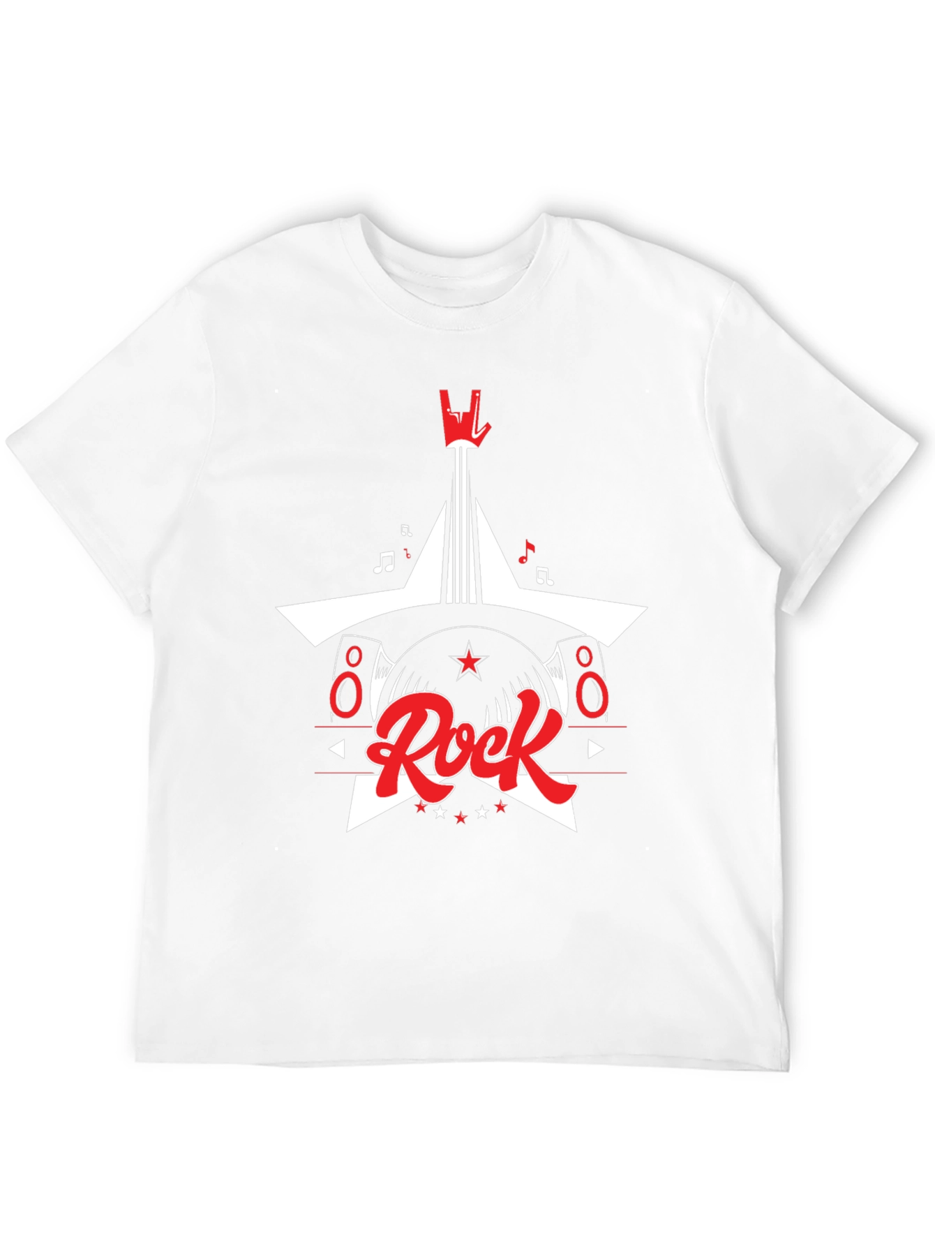 Rock Music Graphic Tee - Black
