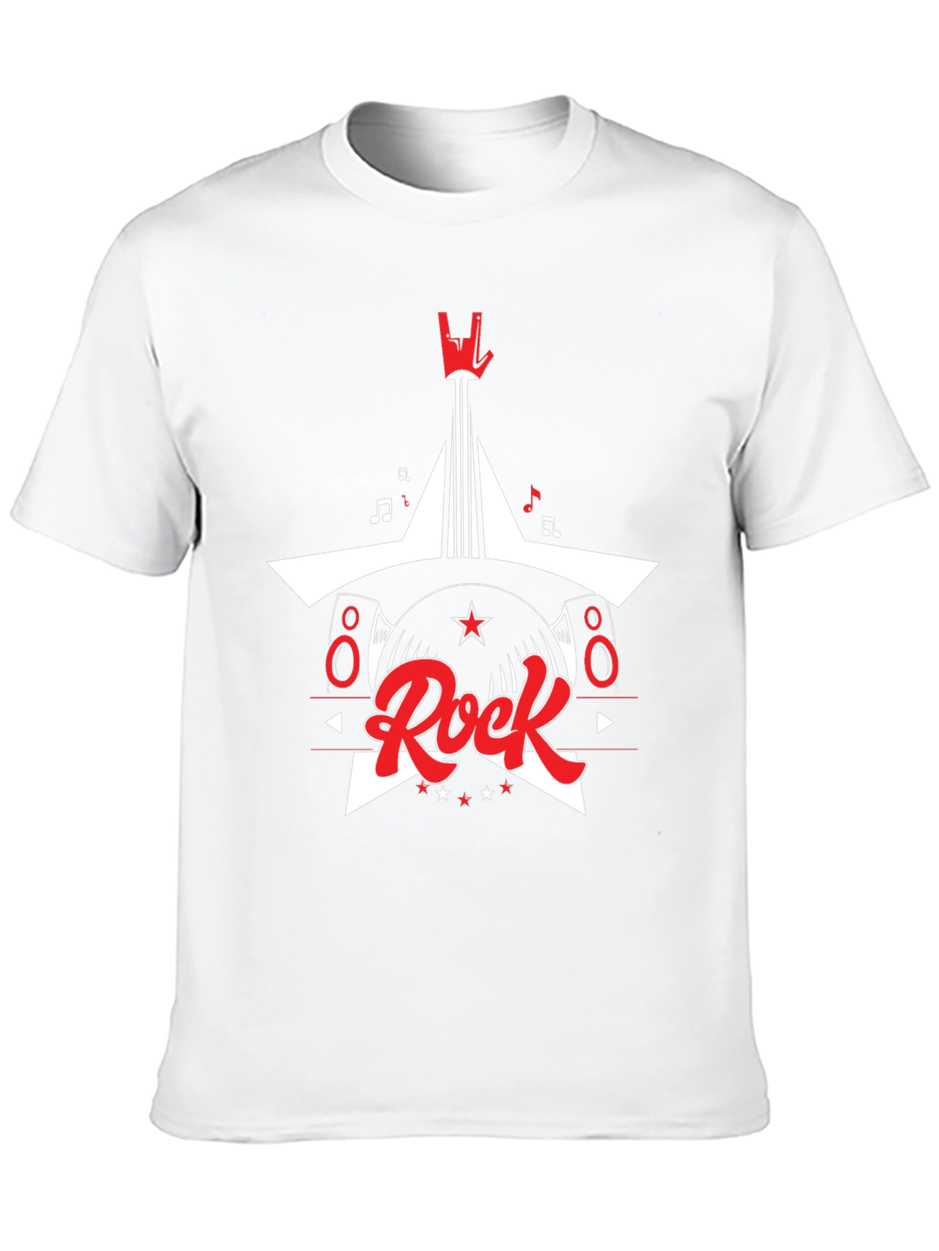 Rock Music Graphic Tee - Black