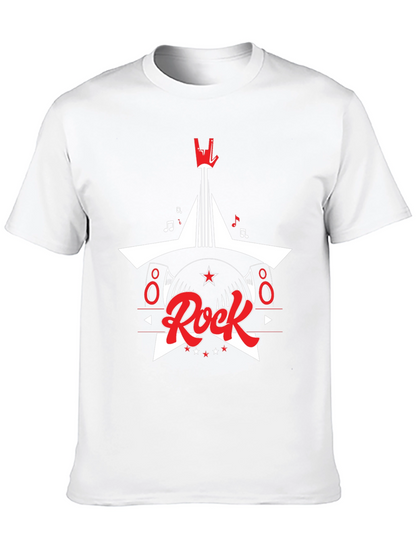 Rock Music Graphic Tee - Black