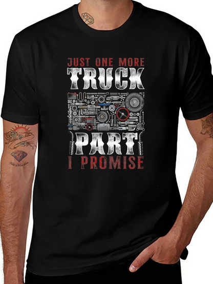 Truck Part Promise Black Graphic T-Shirt