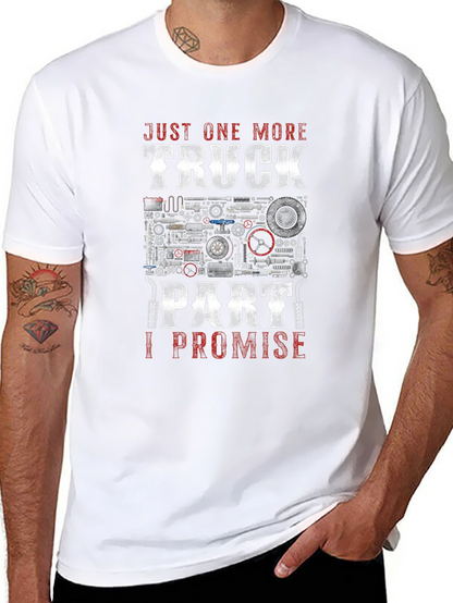 Truck Part Promise Black Graphic T-Shirt