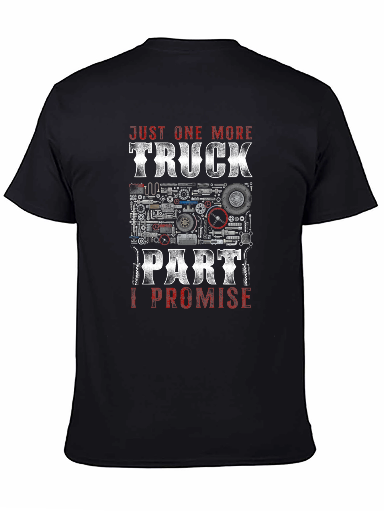 Truck Part Promise Black Graphic T-Shirt