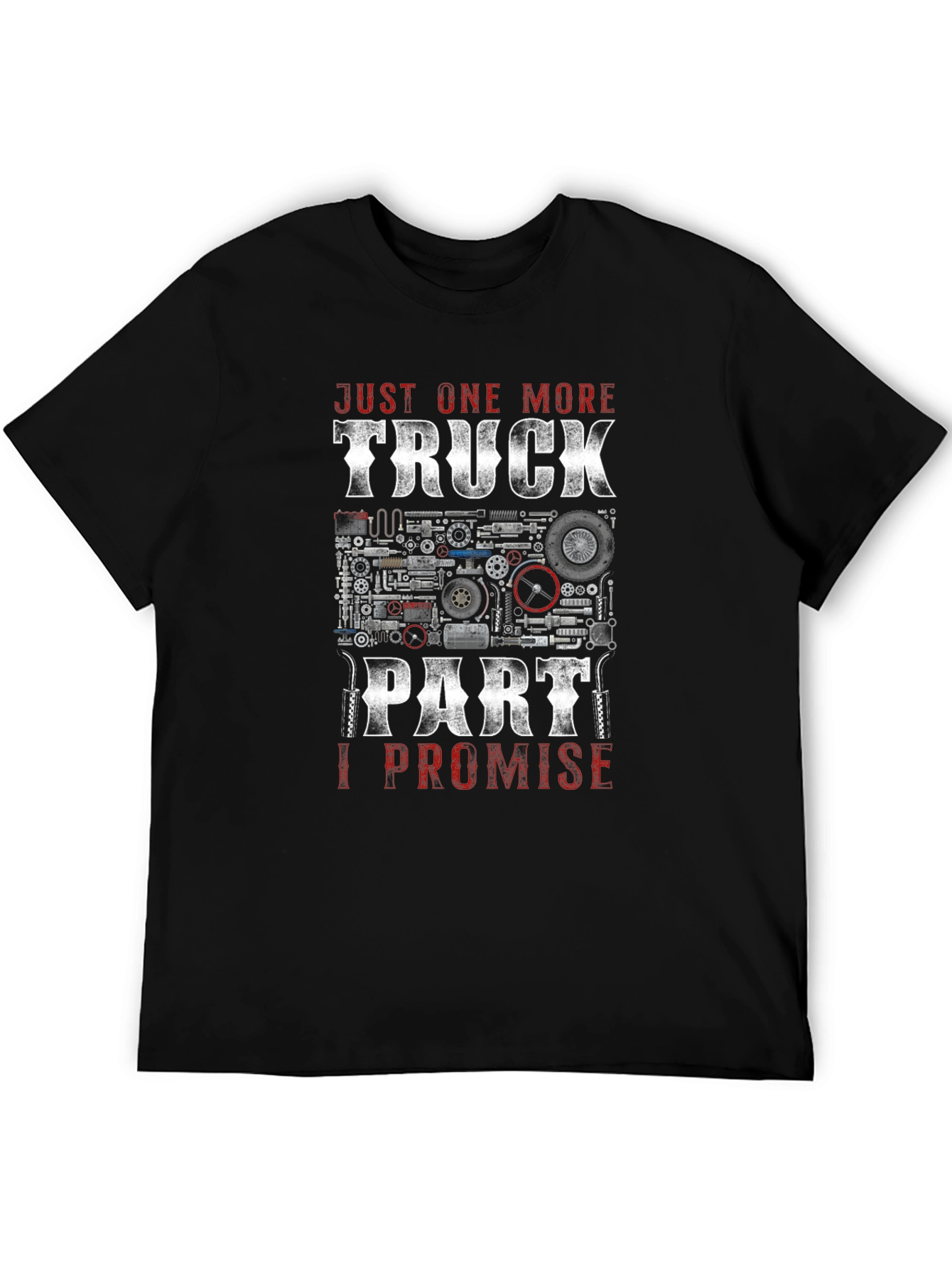 Truck Part Promise Black Graphic T-Shirt