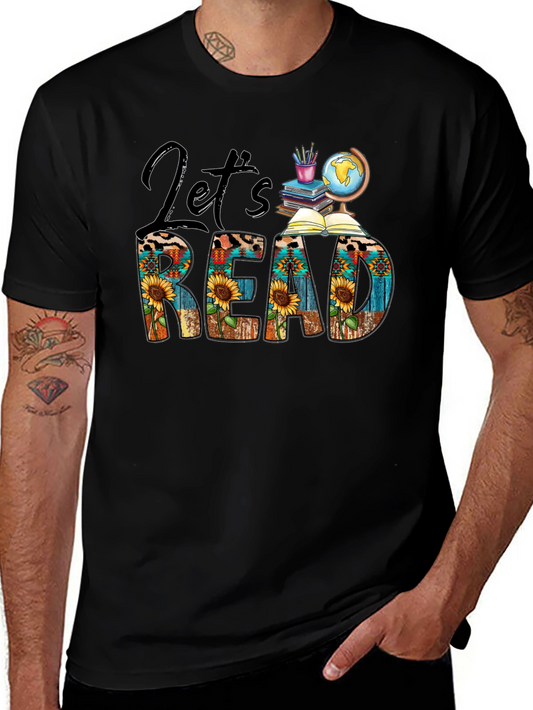 Lets Read Graphic T-Shirt