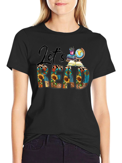Lets Read Graphic T-Shirt