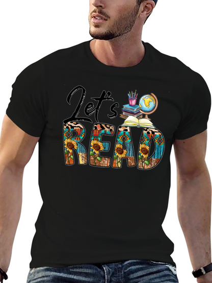 Lets Read Graphic T-Shirt