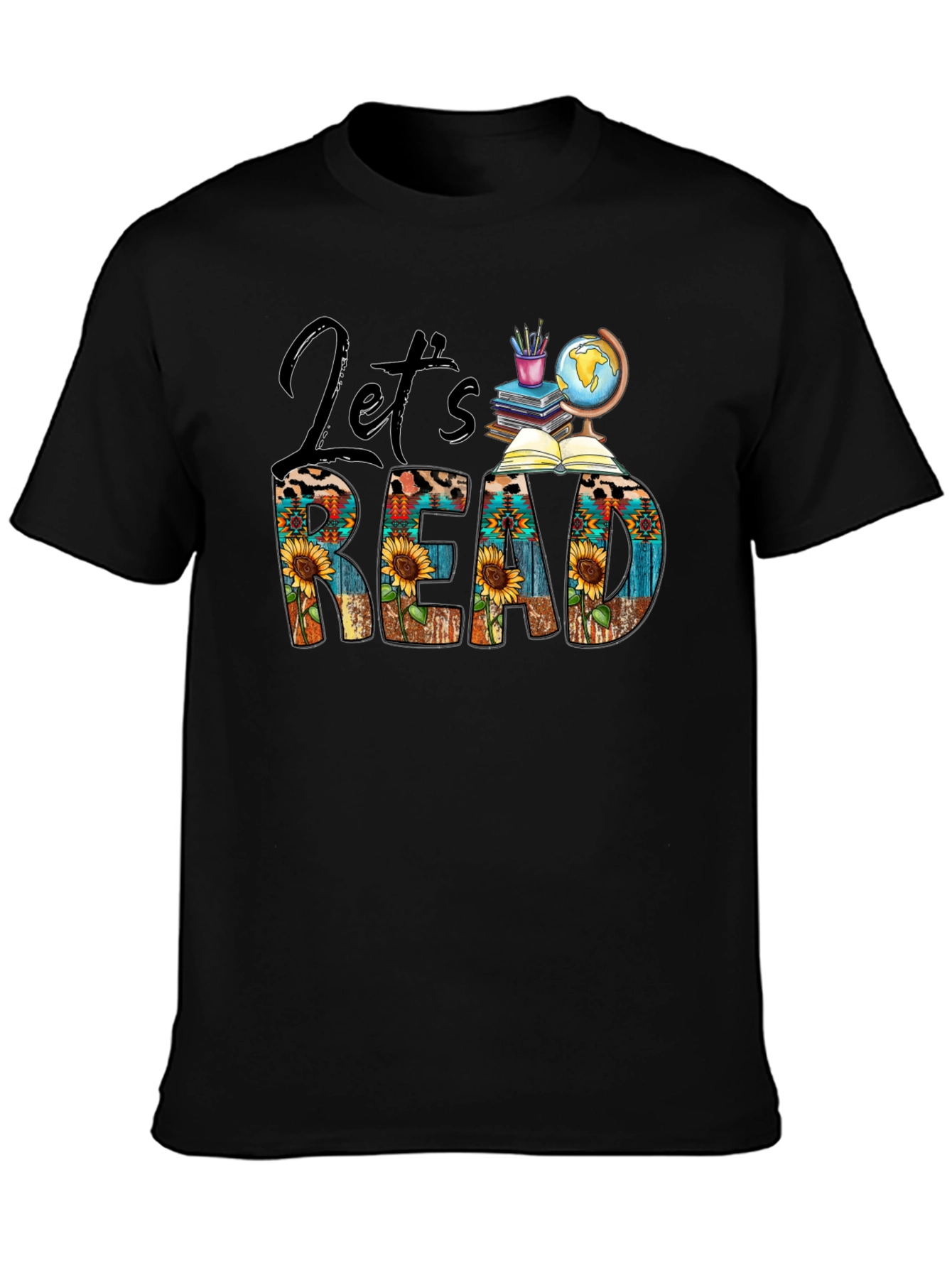 Lets Read Graphic T-Shirt