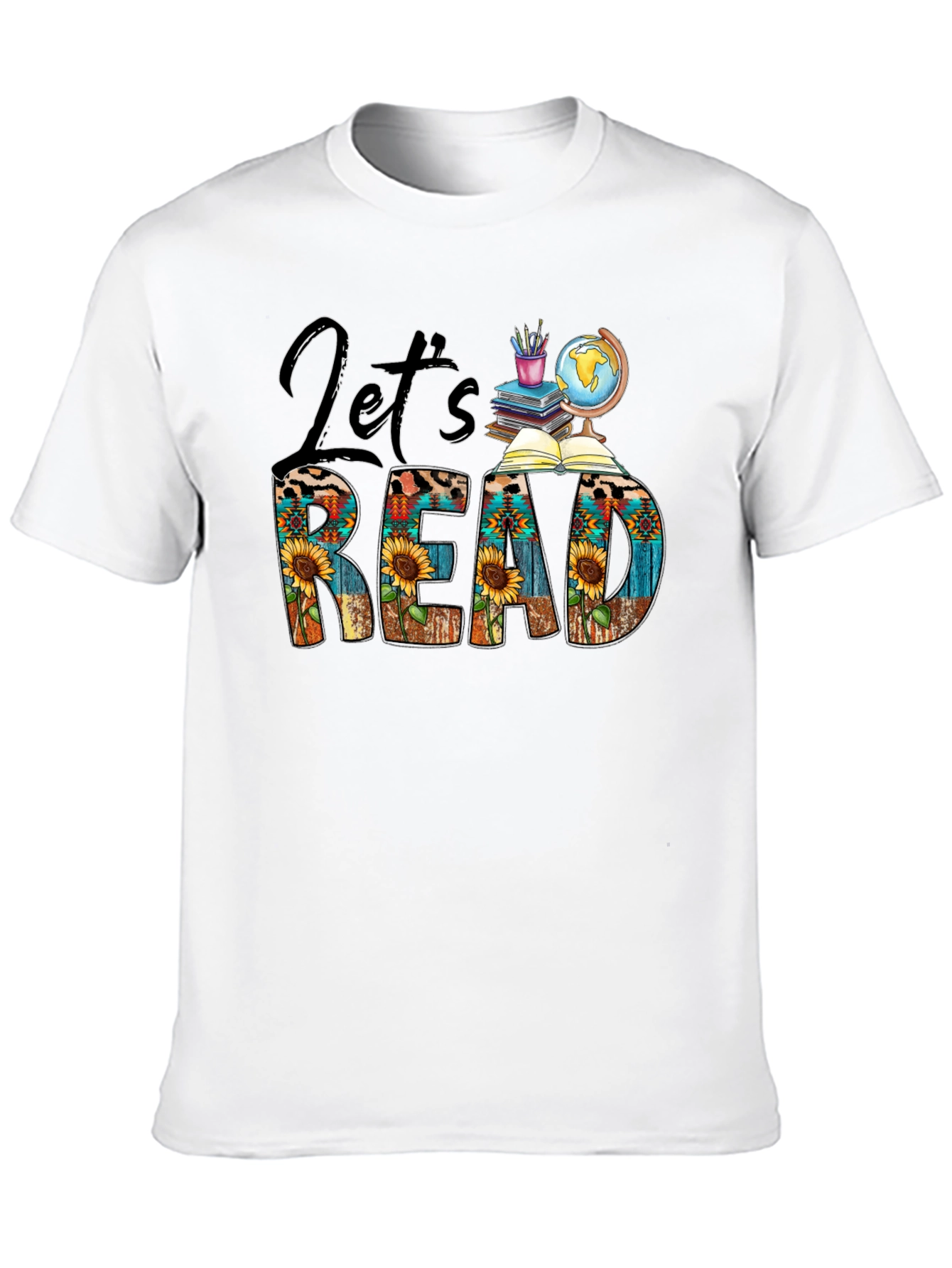 Lets Read Graphic T-Shirt