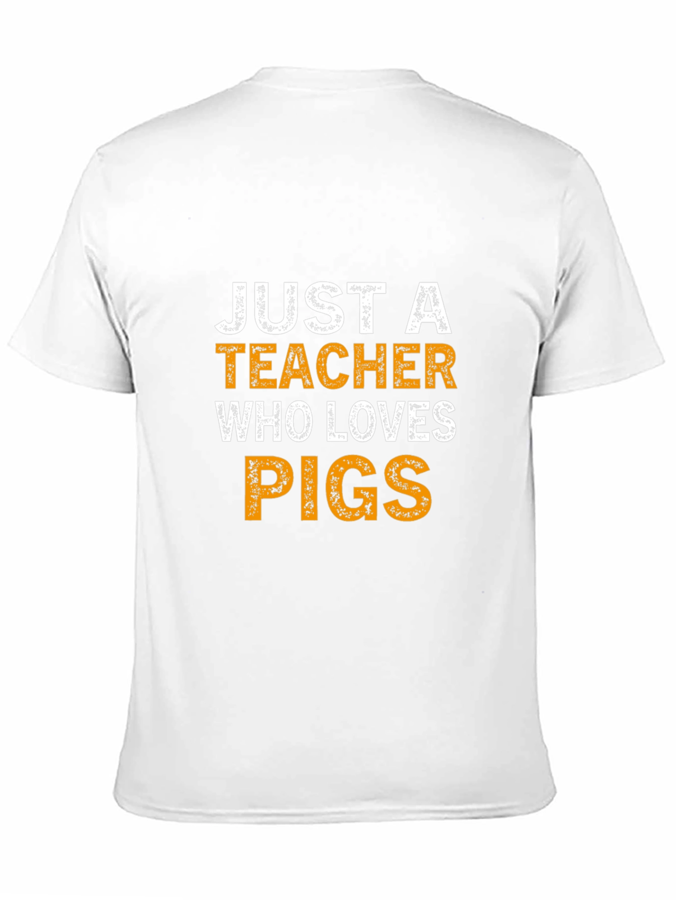 Just a Teacher Who Loves Pigs T-Shirt