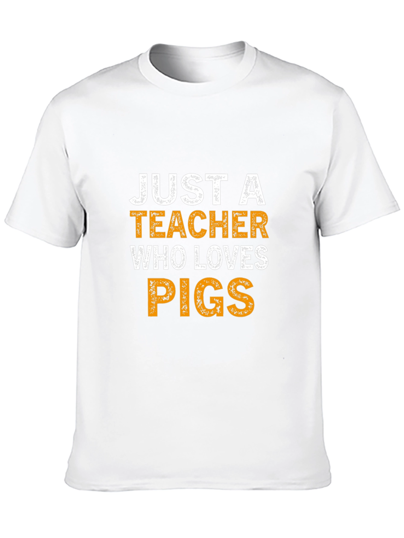 Just a Teacher Who Loves Pigs T-Shirt