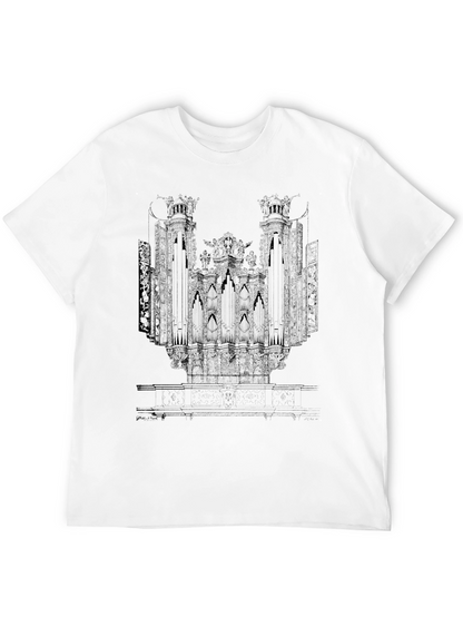 Organ Print Black T-Shirt
