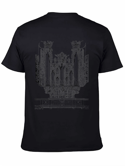 Organ Print Black T-Shirt
